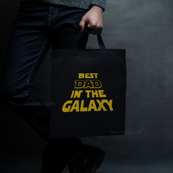 Best Dad in the Galaxy Cloth Bag