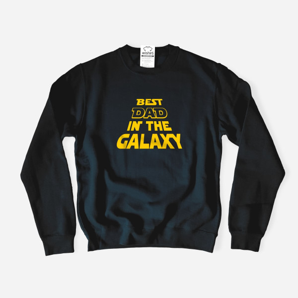 Best Dad in the Galaxy Large Size Sweatshirt