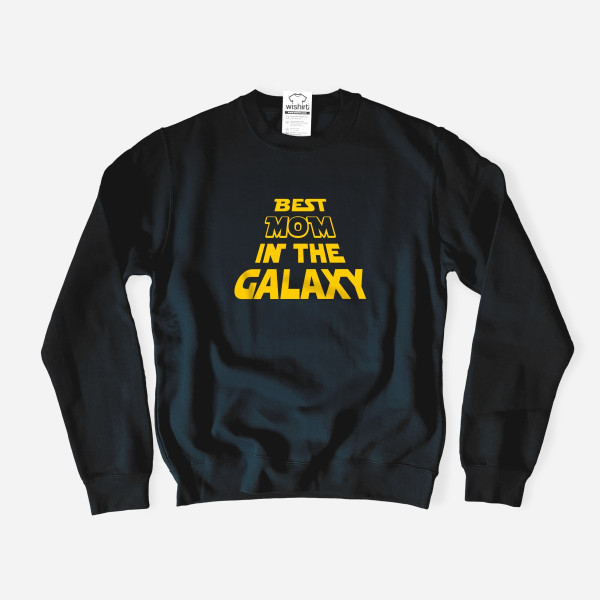 Sweatshirt Tamanho Grande Best Mom in the Galaxy