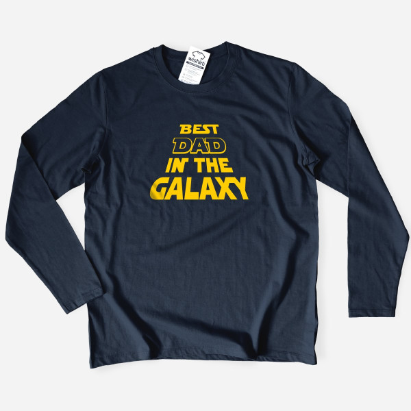 T-shirt Manga Comprida Best Dad in the Galaxy