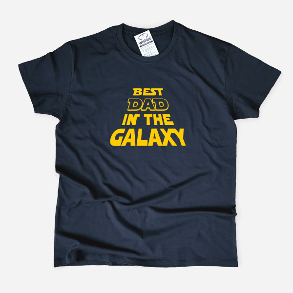 T-shirt Tamanho Grande Best Dad in the Galaxy