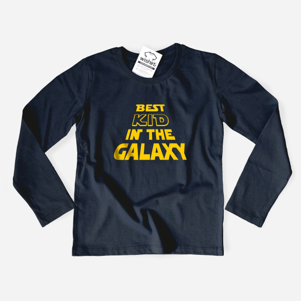 Pack T-shirts Manga Comprida Mãe e Filho Best in the Galaxy