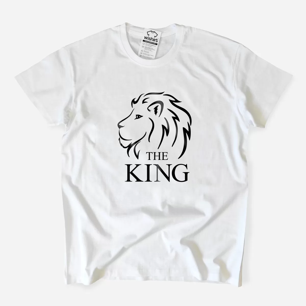 The Queen The King Lion T-shirts a Combinar para Casal